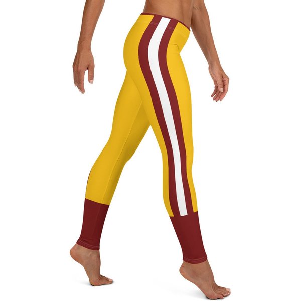 Washington Fan/ Cute Ladies Football Style Sports Leggings