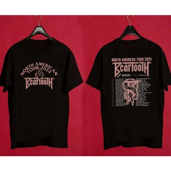 New Shirt 2024!!! Beartooth Band North American Tour 2024-image