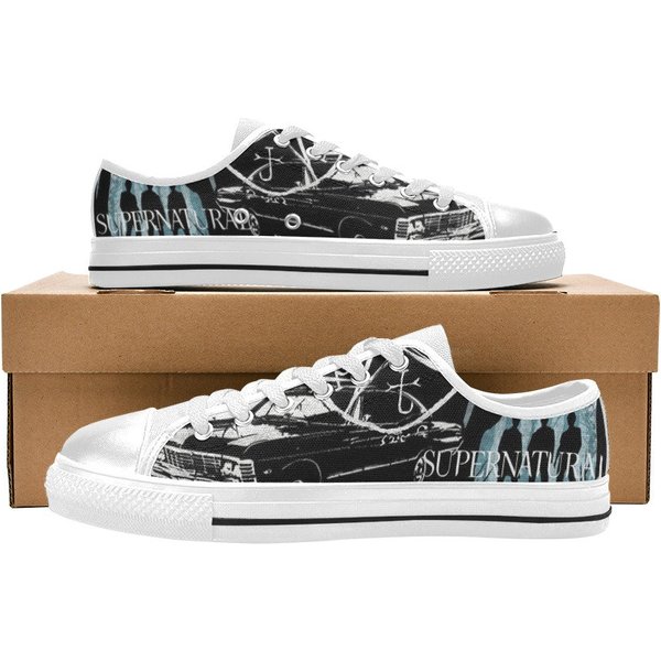 Supernatural Custom Low Top Sneaker Canvas, Shoes For Unisex Women Or Men And Kids-image