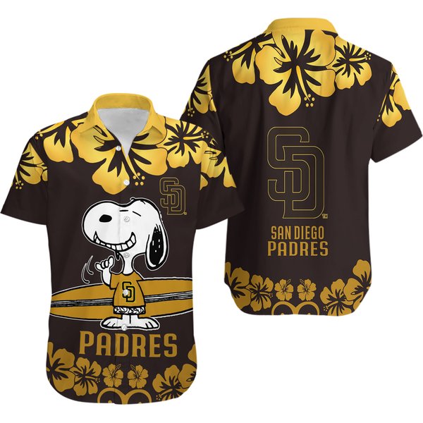 Tropical Snoopy Summer Time Hawaiian Shirt-image