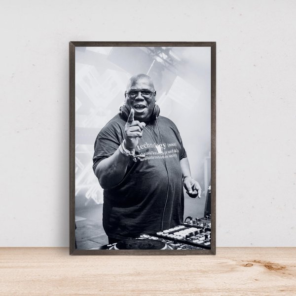 Techno - House - Carl Cox - Ibiza - Techno Music Band Poster-image