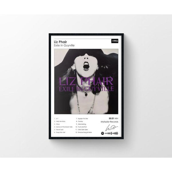 Liz Phair Exile In Guyville Album Poster-image