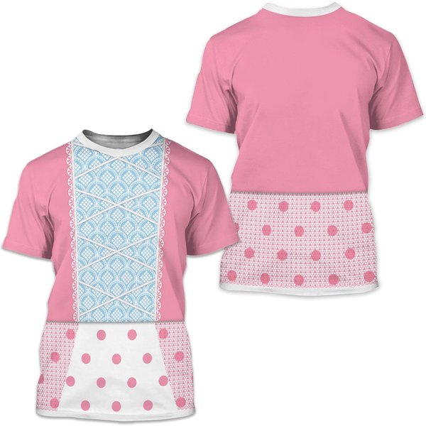 Bo Peep Halloween Cosplay 3D T-Shirt-image