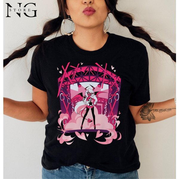 Verosika Mayday Hazbin Hotel T-Shirt, Hazbin Hotel Movie Fan Gift-image