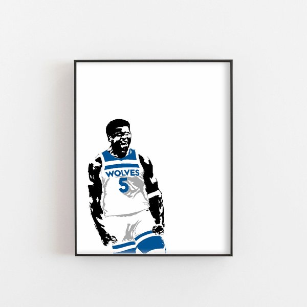 Anthony Edward- - Minnesota Timberwolves - Poster-image