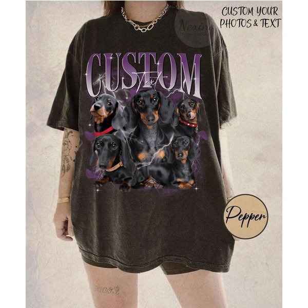 Custom Bootleg Pet Shirt - Vintage Graphic For Pets-image