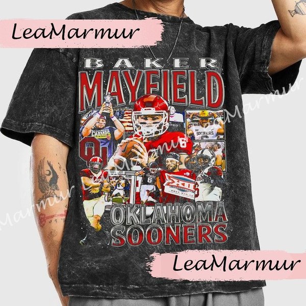 Vintage Style Baker Mayfield Bootleg Shirt, Baker Mayfield Shirt-image