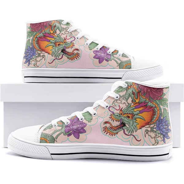 Draconis | Shoes - Dragon Illustration Sneakers-image