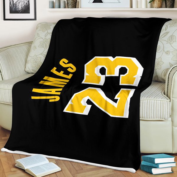 Lebron James "23" Throw Blanket-image