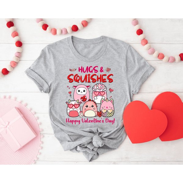Cute Squishmallow Valentine T-Shirt-image