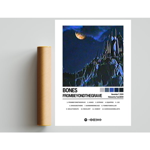 Bones Poster | Frombeyondthegrave Poster | Album Cover Posters-image