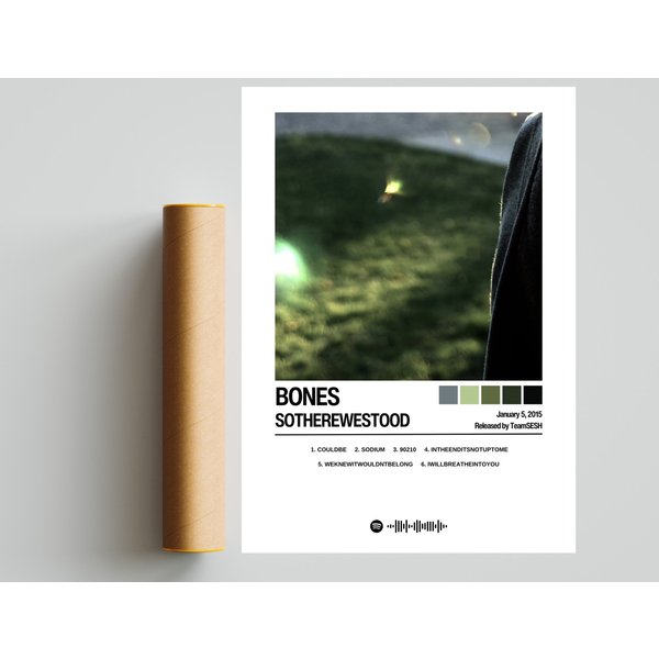 Bones Poster | Sotherewestood Poster | Album Cover Posters-image