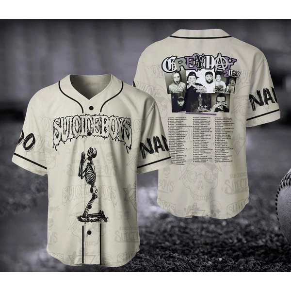 Suicideboy 2023 Tour Baseball Jersey, Baseball Jersey Shirt-image