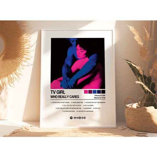 Tv Girl Poster | Who Really Cares Poster | Album Art | Album Cover Posters-image
