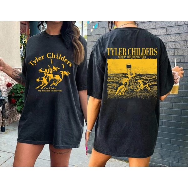 Can I Take My Hounds To Heaven Album Tyler Childers T Shirt-image