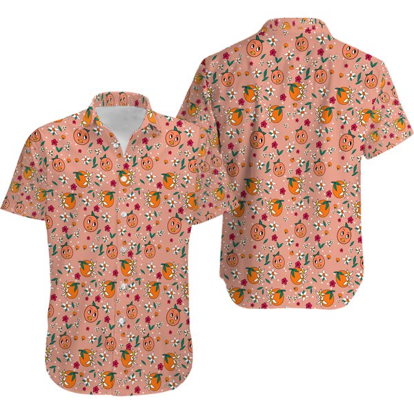 Orange Bird Hawaiian Shirt-image