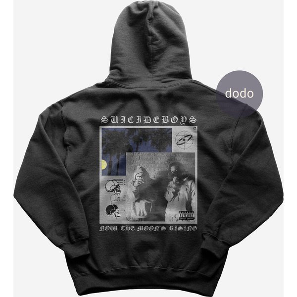 Now The Moon's Rising Album Hoodie - Suicideboys Official Merchandise-image