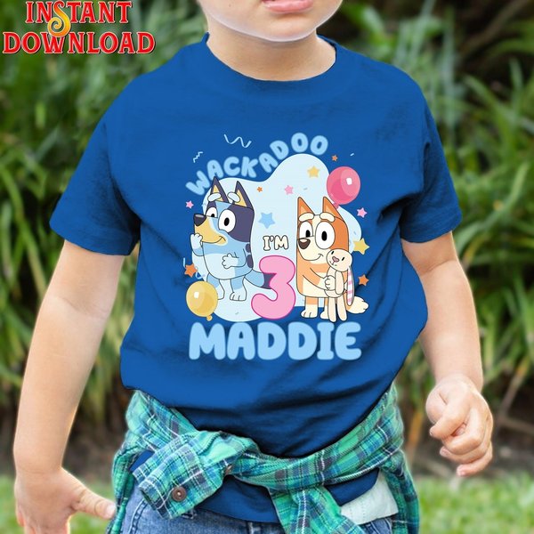 Custom Blueydad Bingo Birthday T-Shirt-image