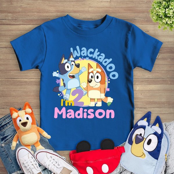 Blueydad Wackadoo Birthday Shirts | Blueydad Family Matching Shirt Bingo Birthday-image