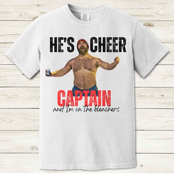 Jason And Travis Kelce Cheer Captain T-Shirt-image