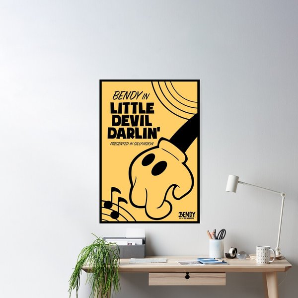 Little Devil Darlin Bendy Poster, Movie Poster, Vintage Movie Poster-image