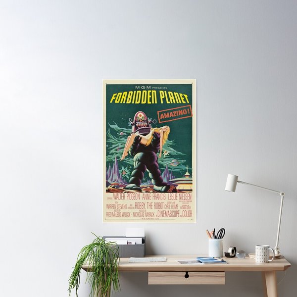 Forbidden Planet - 1956 Vintage Movie Poster-image