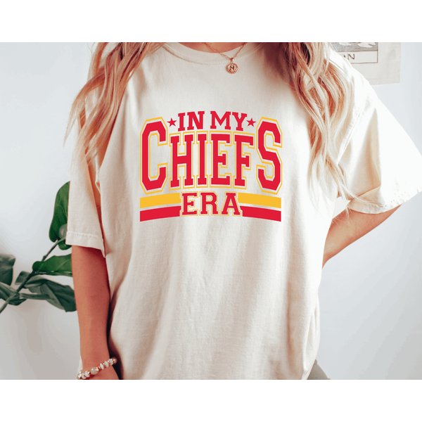 In My Chiefs Era Fun Shirt For Adults, Women's Chiefs T-Shirt-image