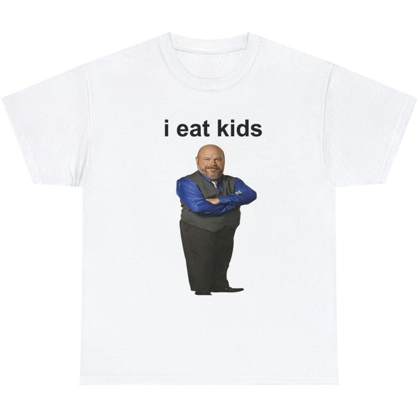 I Eat Kids Meme T-Shirt-image