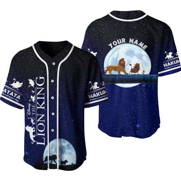 Customized Lion King Baseball Jersey-image