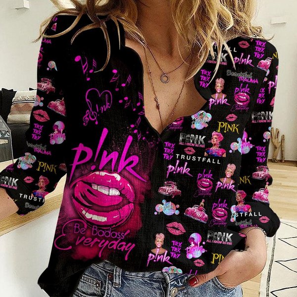 P!Nk Pink Singer Summer 2024 Tour Women Blouse-image