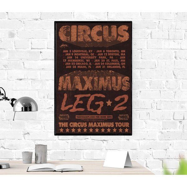 Travis The Circus Maximus Tour 2024 Tour Poster-image