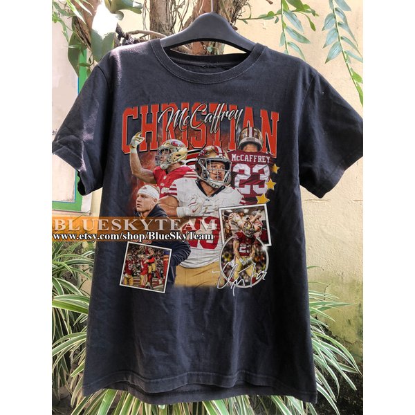 Vintage Christian Mccaffrey Shirt, San Francisco Football Shirt, Christian Mccaffrey Shirt-image