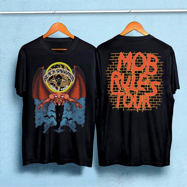 Vintage 1981 Black Sabbath Mob Rules Tour T-Shirt-image