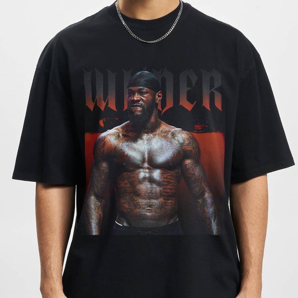 Deontay Wilder 90S Vintage Bootleg Style Boxing T-Shirt-image