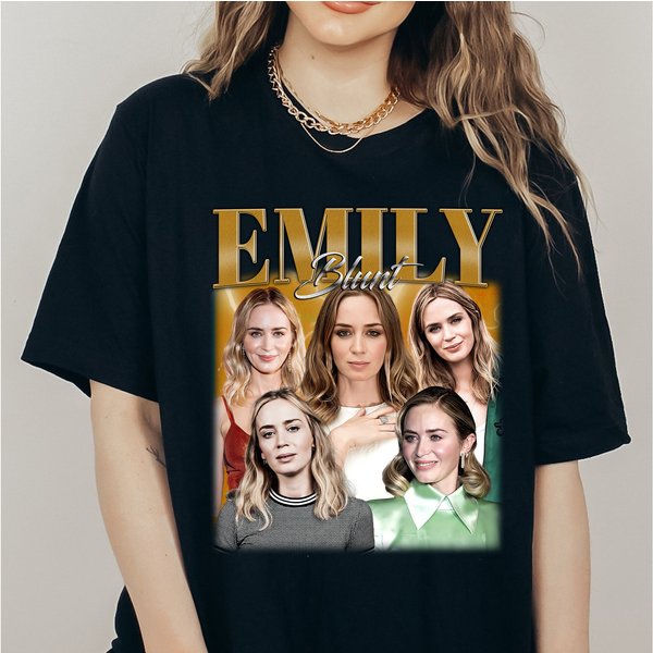 Emily Blunt Shirt, Emily Blunt T-Shirt, Vintage Tshirt-image