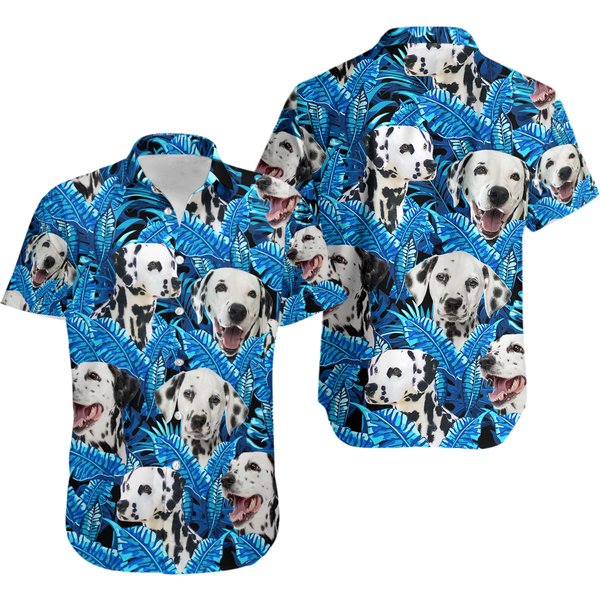 Dalmatian Tropical Hawaiian Shirt-image