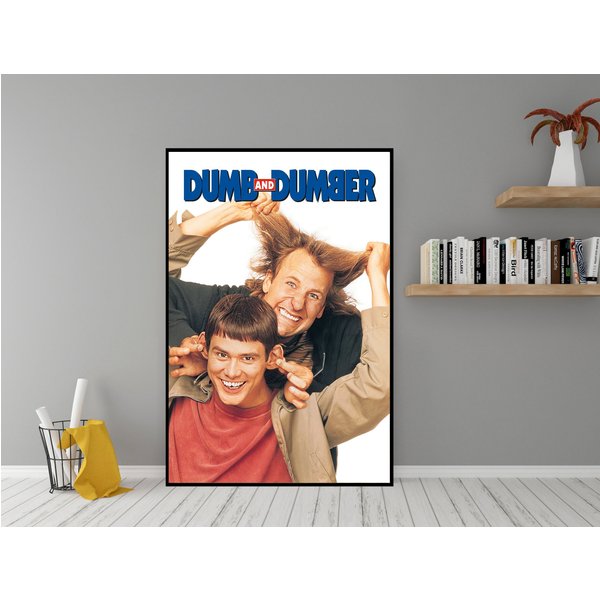 Dumb And Dumber (1994) Classic Movie Poster-image