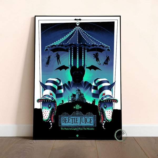 Beetlejuice Poster, Rolled Poster Print, Movie Poster-image
