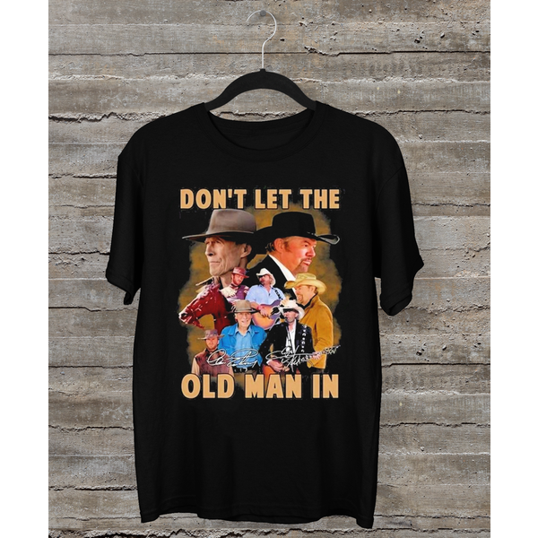 Toby Keith Don't Let The Old Man In Signatures T-Shirt Gift For Fans-image