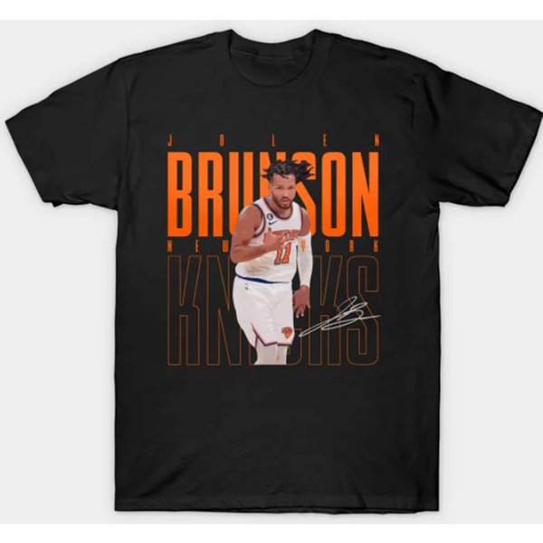 Jalen Brunson Shirt, Vintage Style 90S Jalen Brunson Tshirt-image