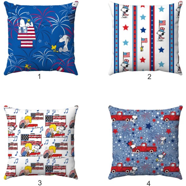 Snoopy Patriotic Pillow-image