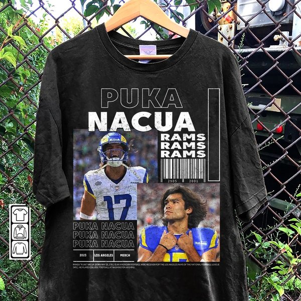 Vintage Puka Nacua Shirt, Vintage Football Shirt-image