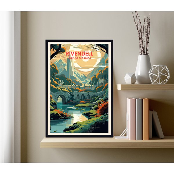 Lord Of The Rings Poster, Rivendell Movie, Movie Poster-image