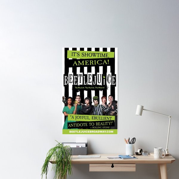 Beetlejuice Poster, Beetlejuice Movie Poster Print-image