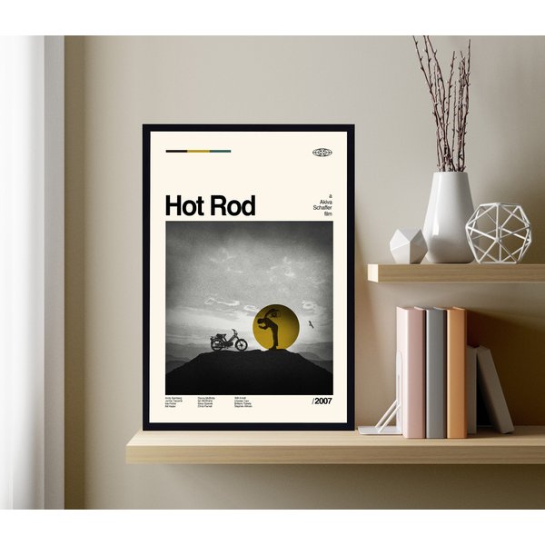 Hot Rod Poster, Hot Rod Movie Poster, Akiva Schaffer, Abstract Poster-image