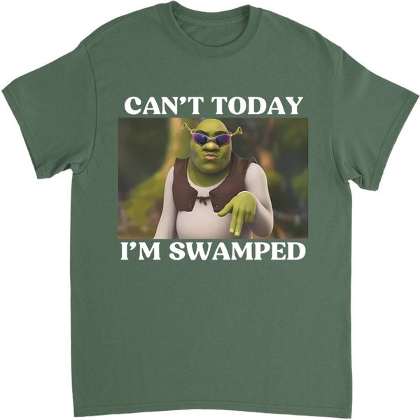 Can't Today I'm Swamped T-Shirt, Shrek Shirt-image