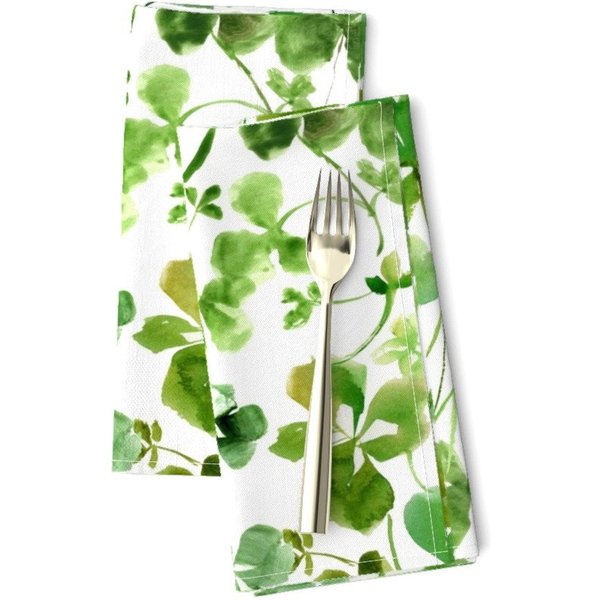Watercolor Shamrock Large St Patrick's Day Napkins-image