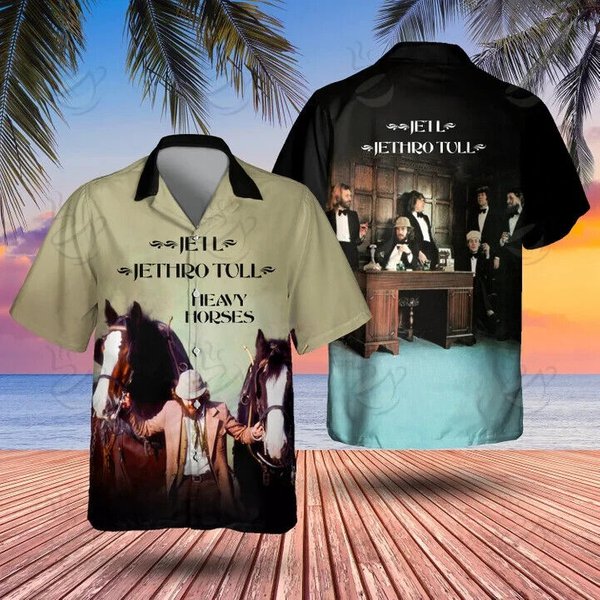Rock Band Jethro Tull Heavy Horses Hawaiian, Music Lovers Hawaiian-image