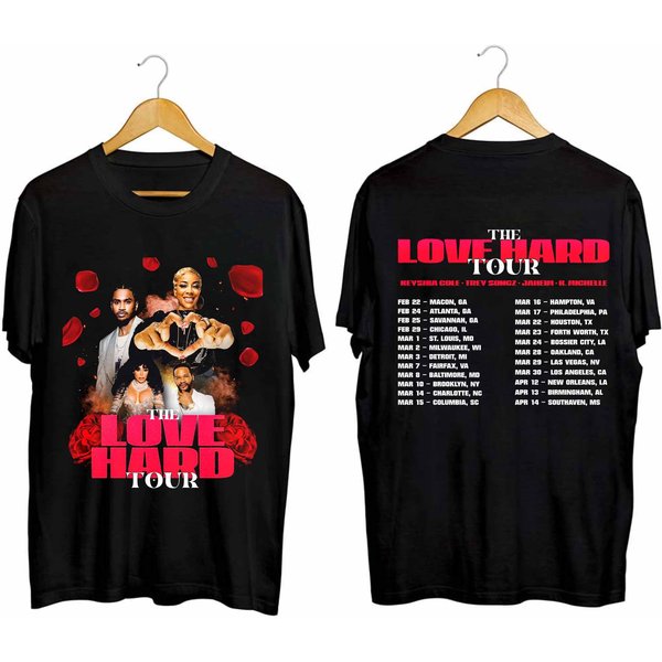 The Love Hard Tour 2024 Shirt, The Love Hard 2024 Concert Shirt-image