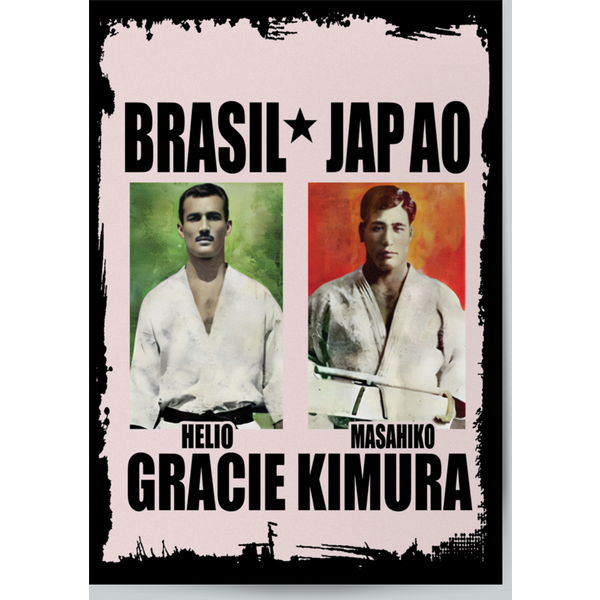 Grand Master Gracie Vs Masahiko Kimura Fight Poster Premium Matte Vertical Poster-image